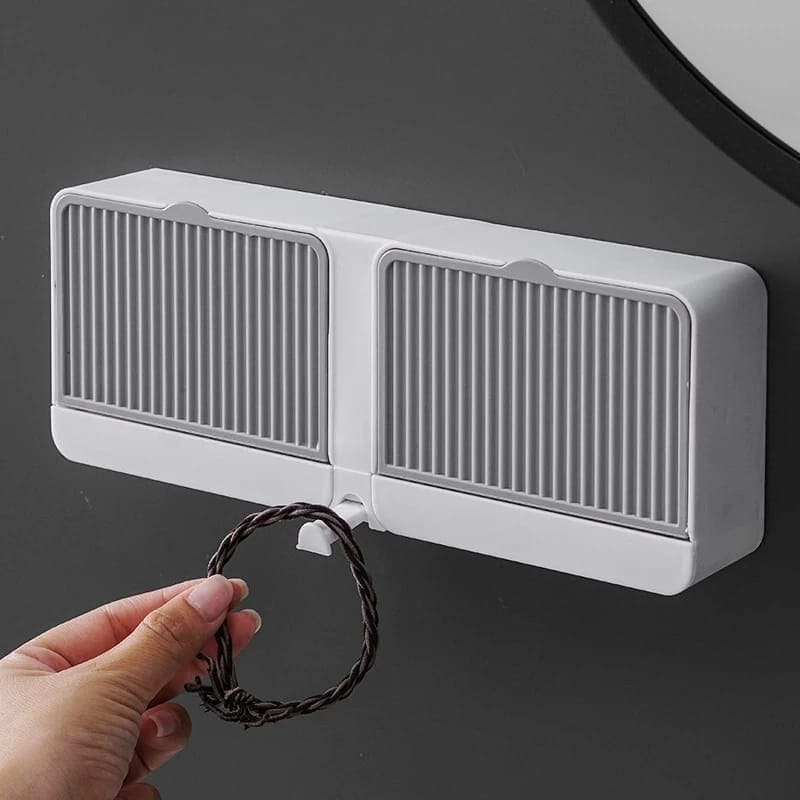 Clam Shell Bar Soap Holder With Drain And Water Tray, Soap Dish for Shower Wall, Wall Mounted Soap Bar Holder For Kitchen Bathroom Clam Shell Bar Soap Holder With Drain And Water Tray, Soap Dish for Shower Wall, Wall Mounted Soap Bar Holder For Kitchen Bathroom